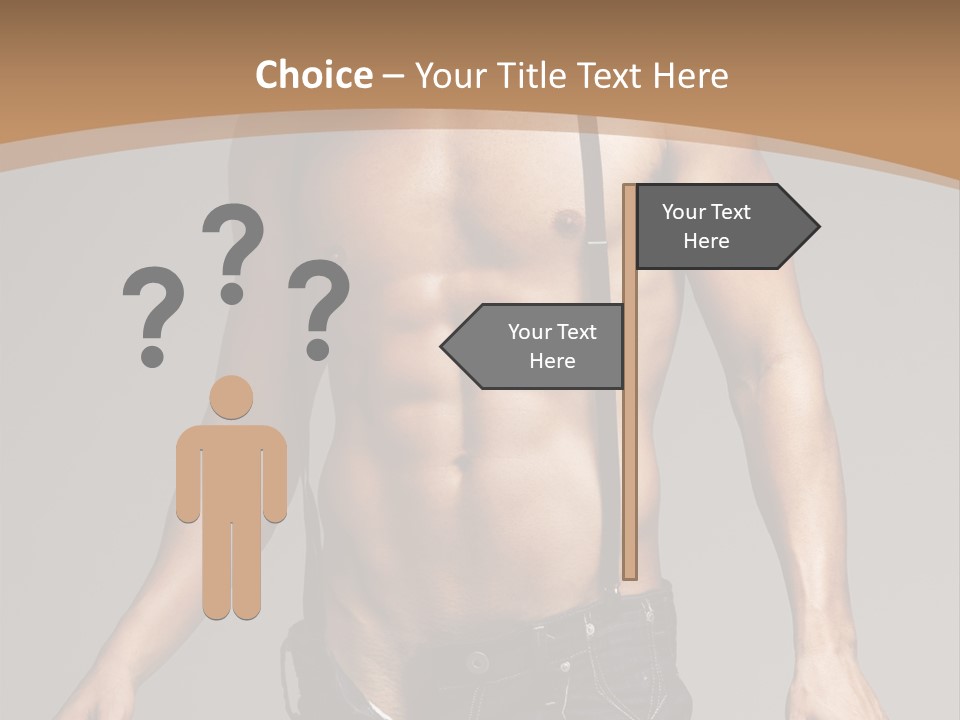 Attractive Man PowerPoint Template