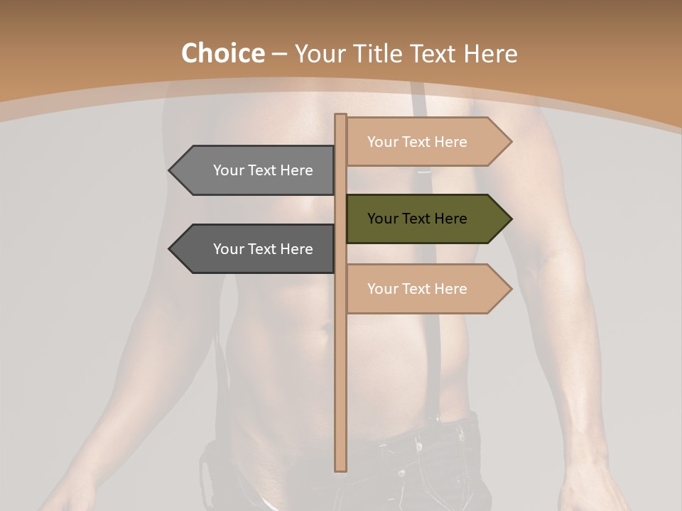 Attractive Man PowerPoint Template