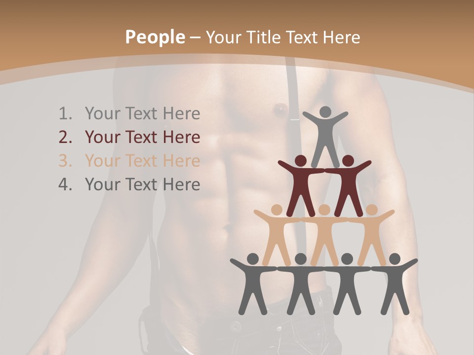 Attractive Man PowerPoint Template