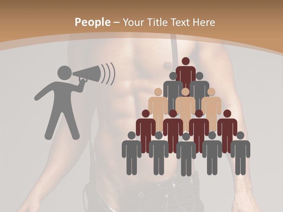 Attractive Man PowerPoint Template