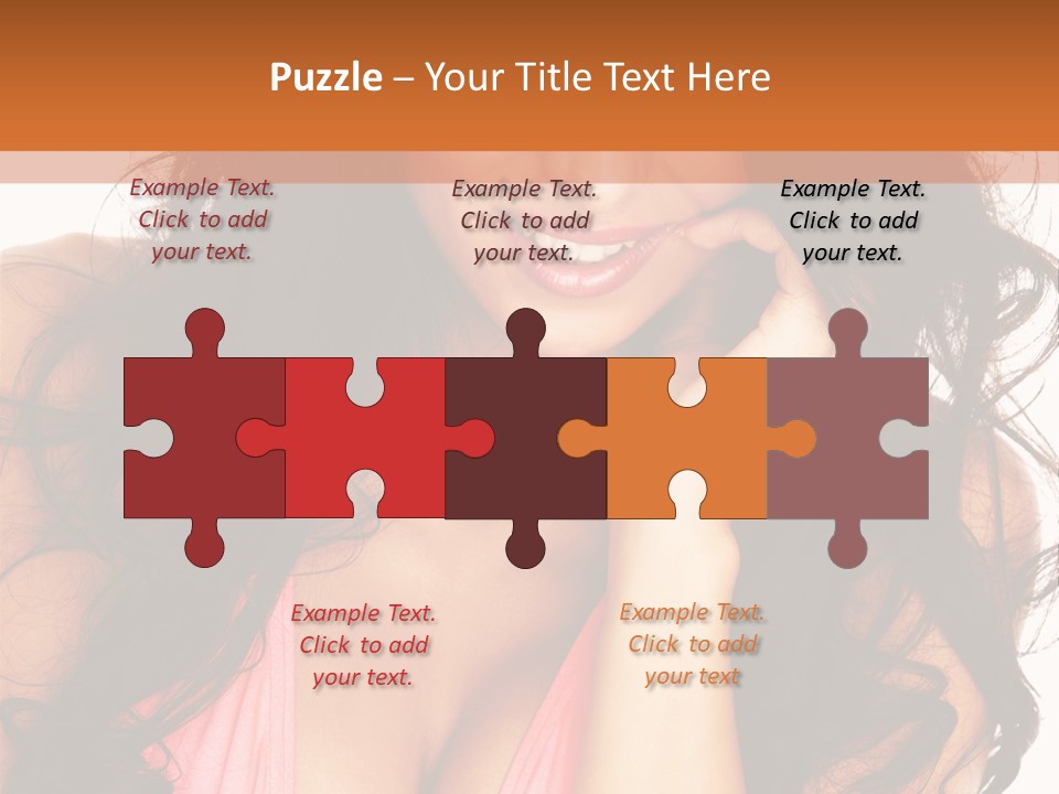 Body Relax Eyes PowerPoint Template