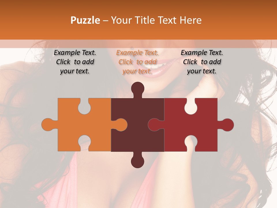 Body Relax Eyes PowerPoint Template