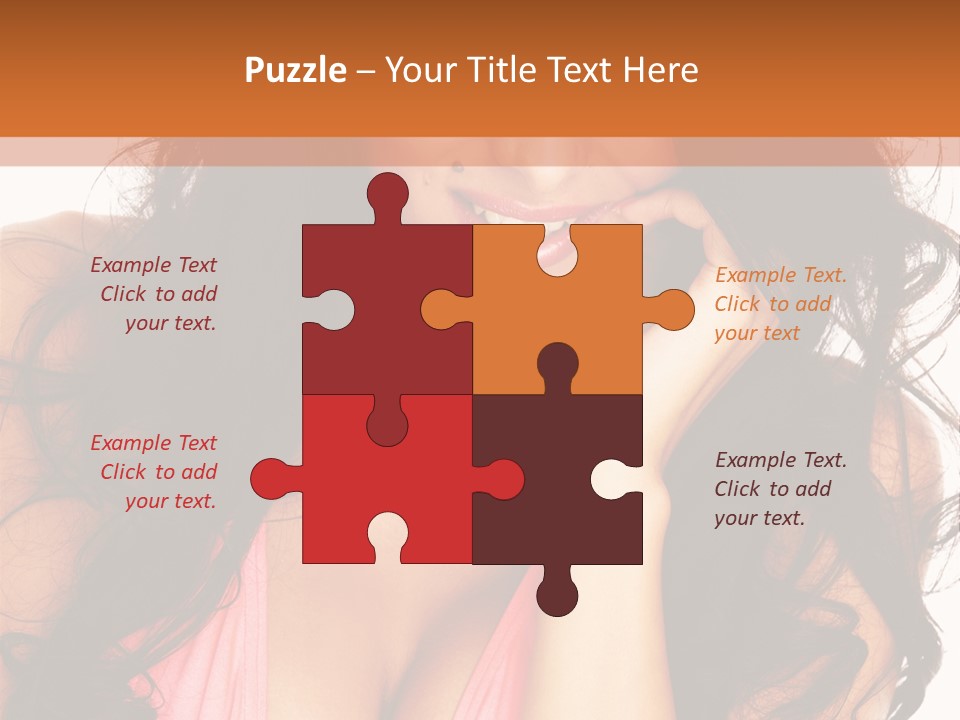 Body Relax Eyes PowerPoint Template