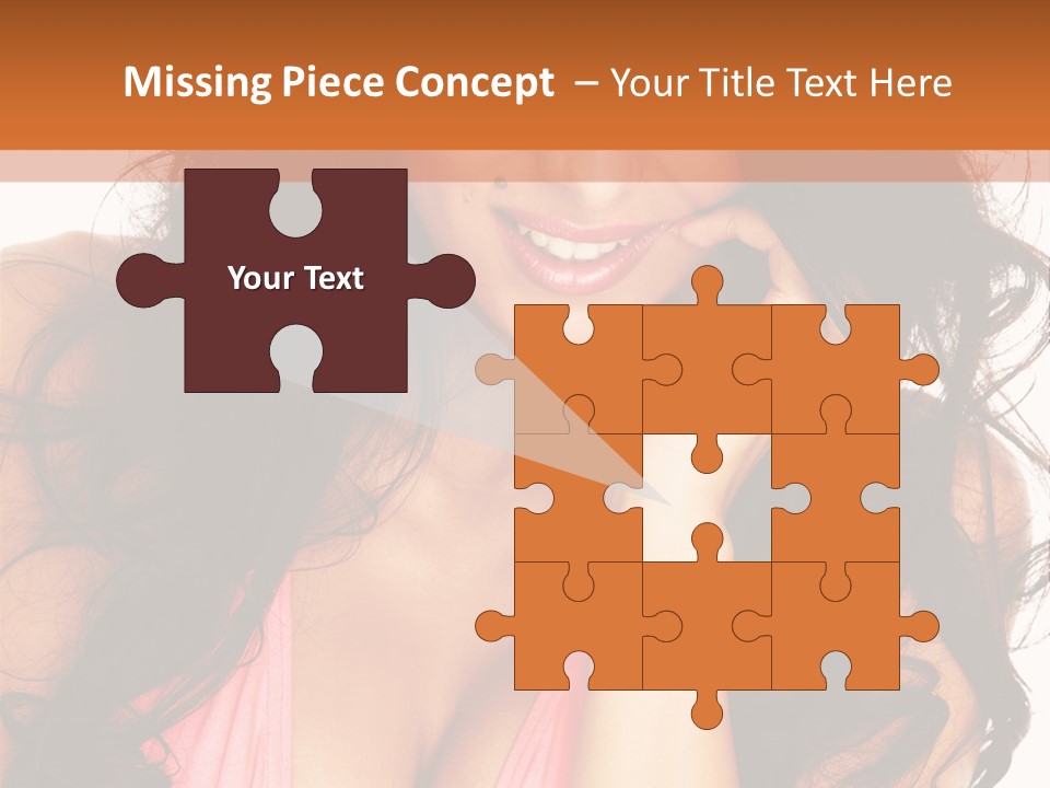 Body Relax Eyes PowerPoint Template