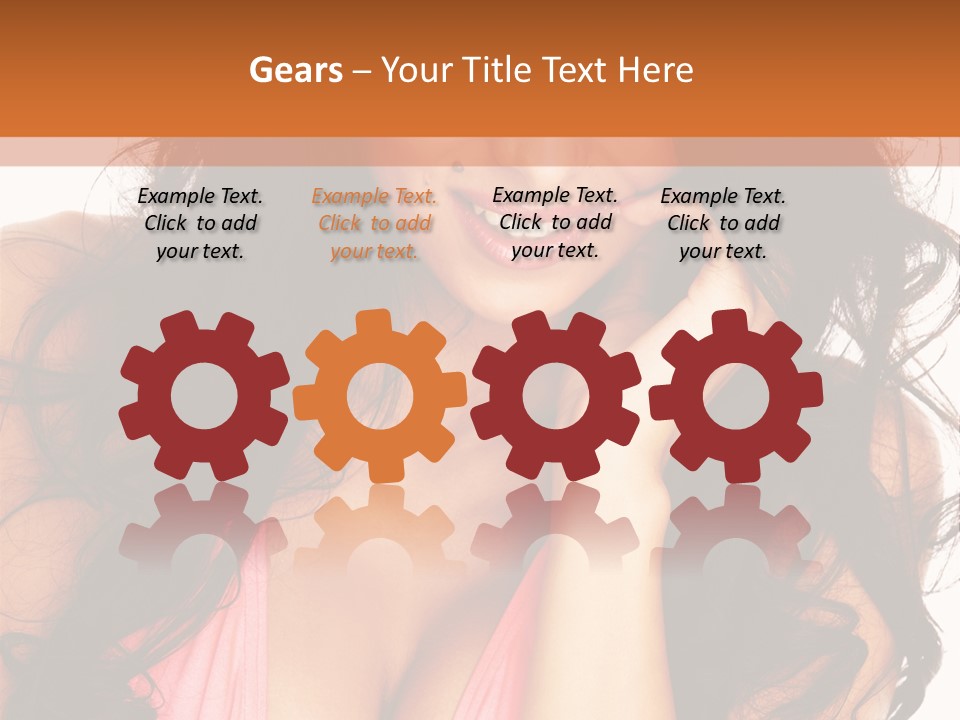 Body Relax Eyes PowerPoint Template