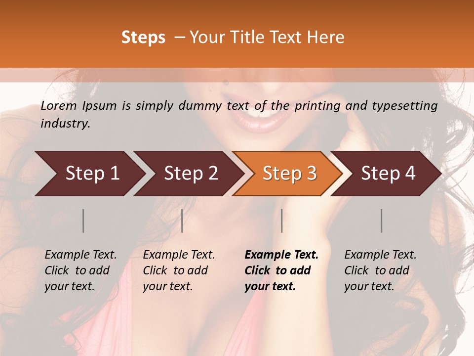 Body Relax Eyes PowerPoint Template