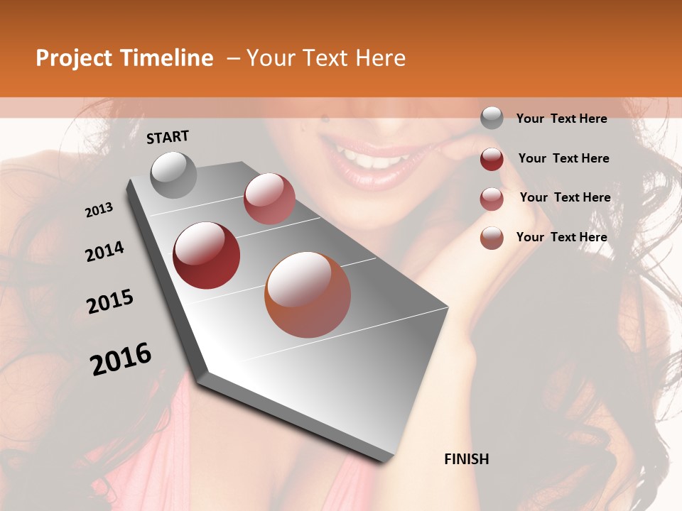 Body Relax Eyes PowerPoint Template