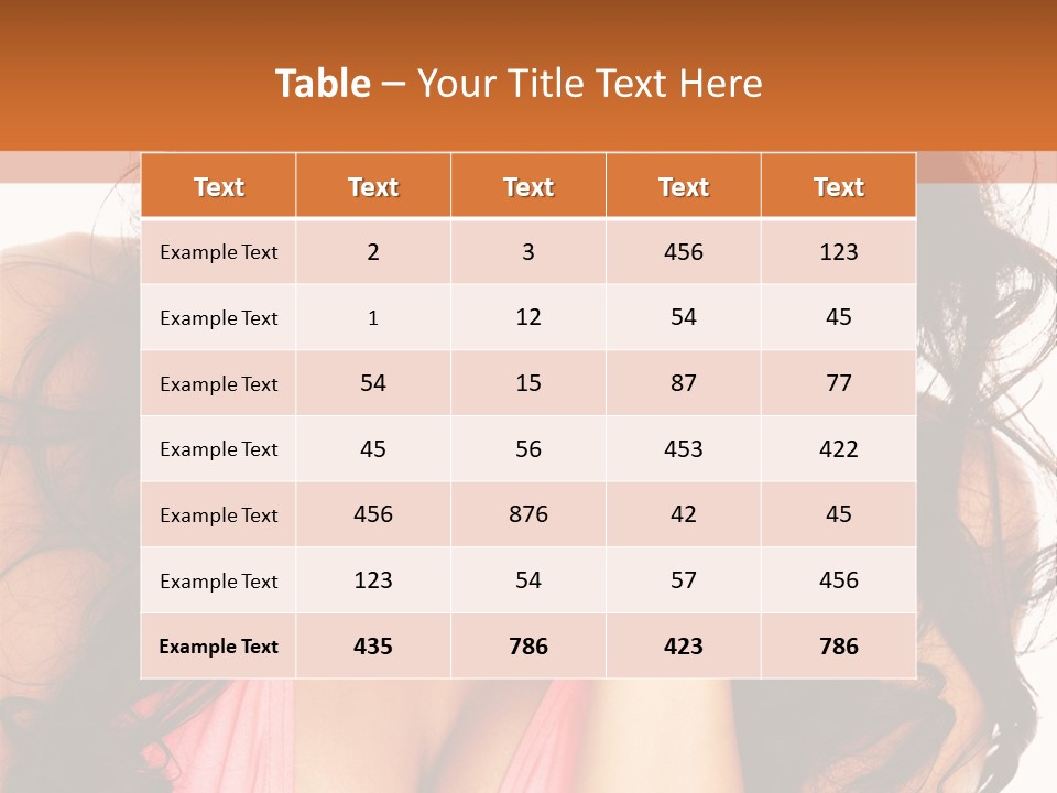 Body Relax Eyes PowerPoint Template