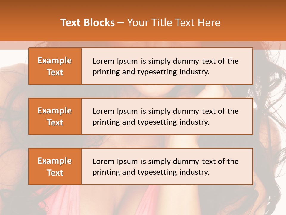 Body Relax Eyes PowerPoint Template