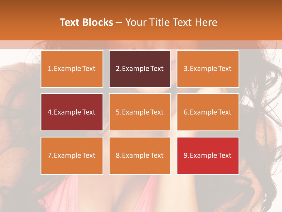 Body Relax Eyes PowerPoint Template