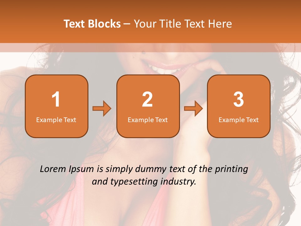 Body Relax Eyes PowerPoint Template