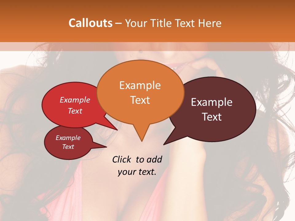 Body Relax Eyes PowerPoint Template