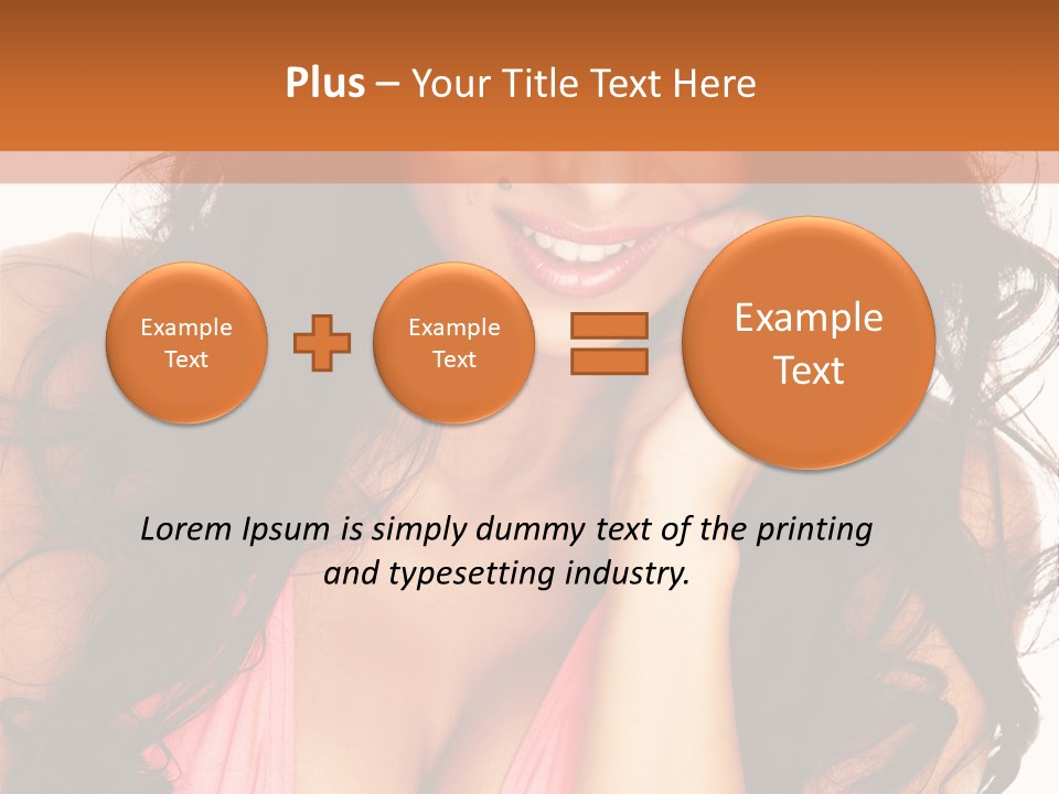 Body Relax Eyes PowerPoint Template