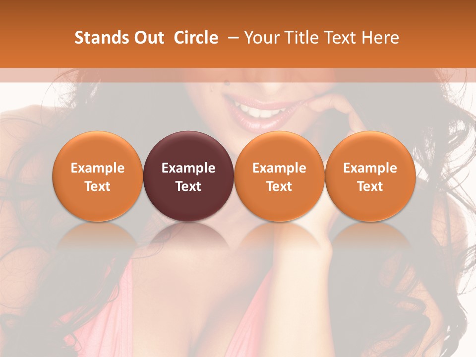 Body Relax Eyes PowerPoint Template