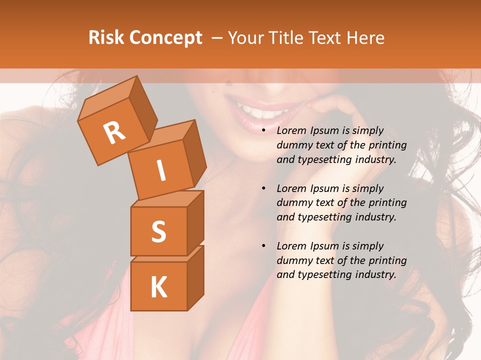 Body Relax Eyes PowerPoint Template