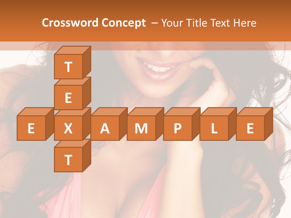 Body Relax Eyes PowerPoint Template