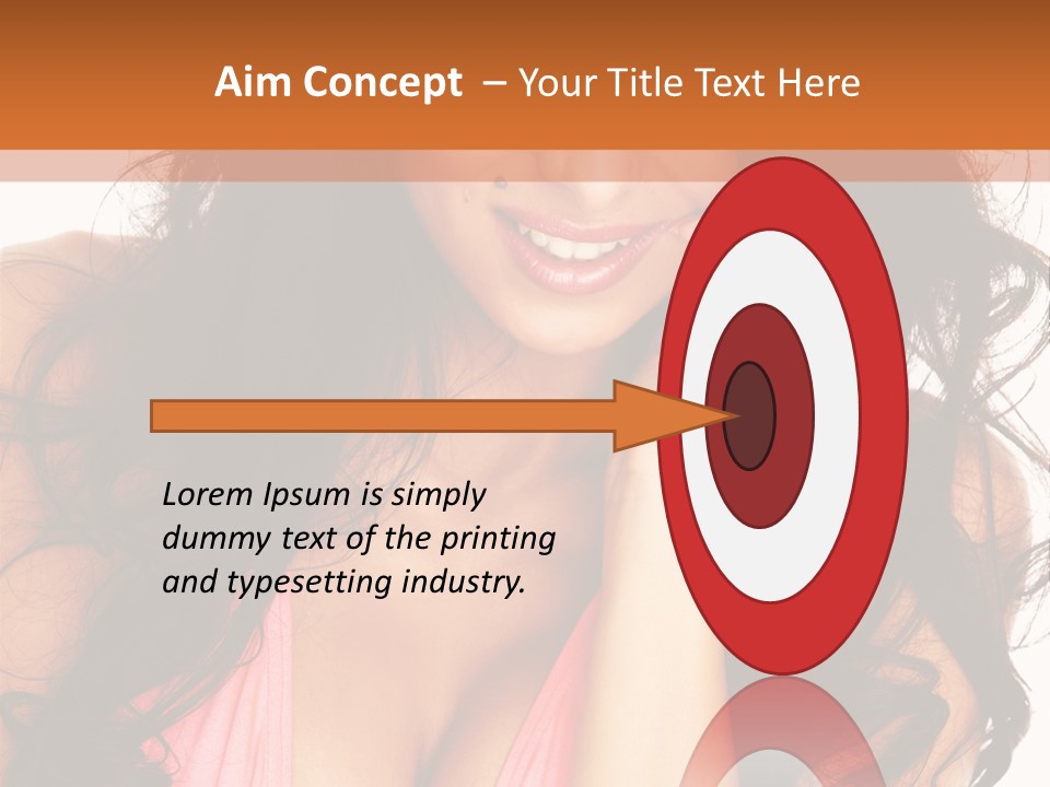 Body Relax Eyes PowerPoint Template