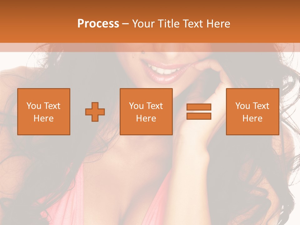 Body Relax Eyes PowerPoint Template