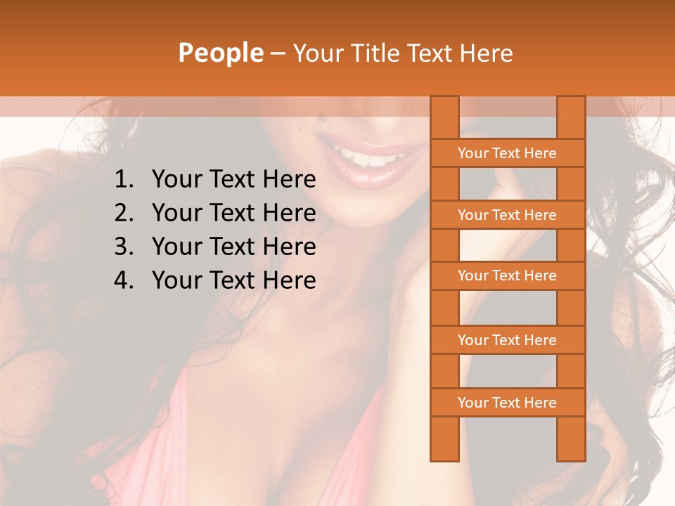 Body Relax Eyes PowerPoint Template