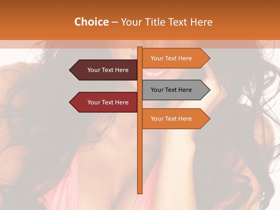 Body Relax Eyes PowerPoint Template