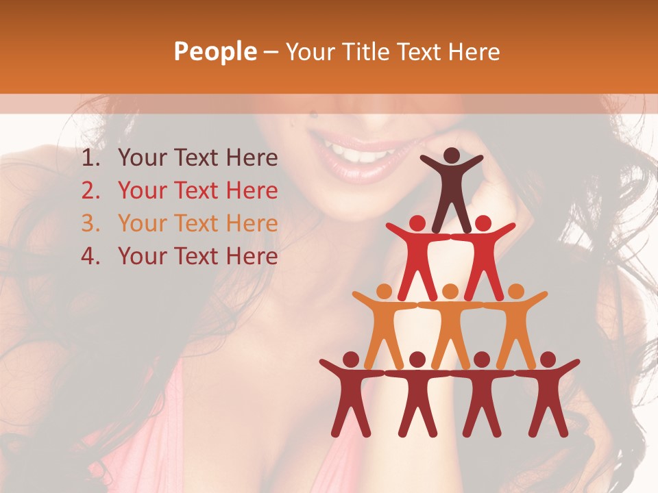 Body Relax Eyes PowerPoint Template