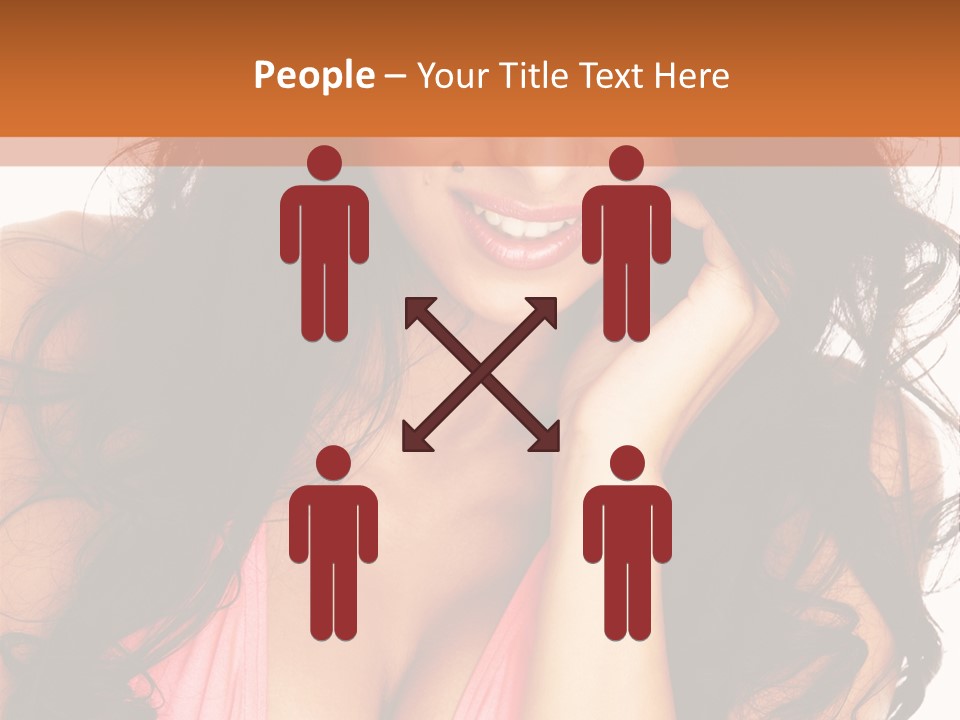 Body Relax Eyes PowerPoint Template