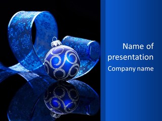 Copy Closeup Ball PowerPoint Template