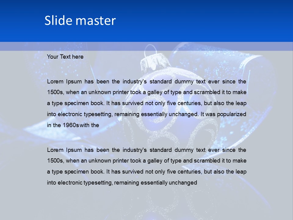 Copy Closeup Ball PowerPoint Template