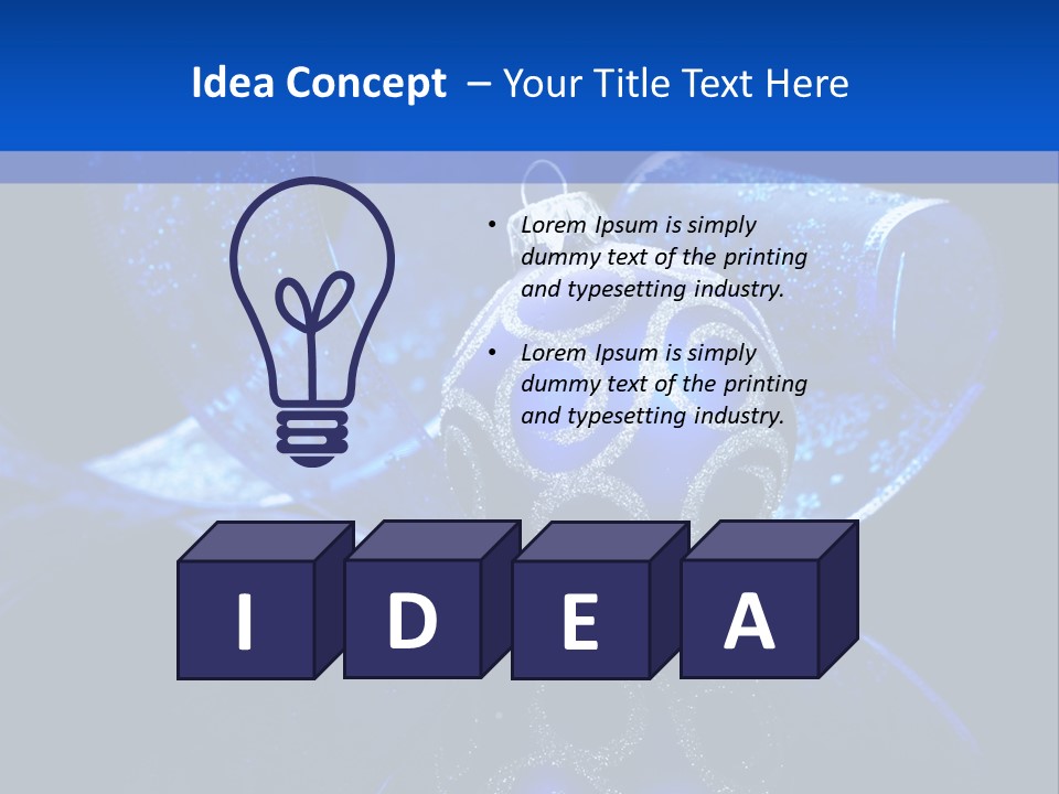 Copy Closeup Ball PowerPoint Template