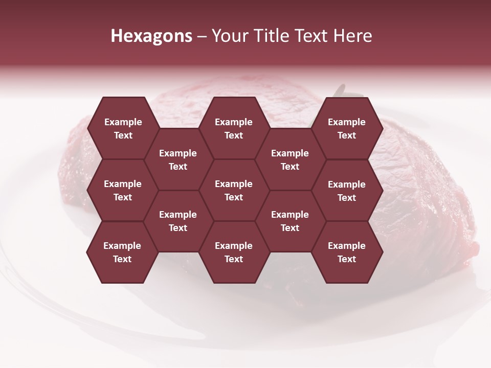 Fresh Rosemary Meat PowerPoint Template