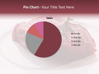Fresh Rosemary Meat PowerPoint Template