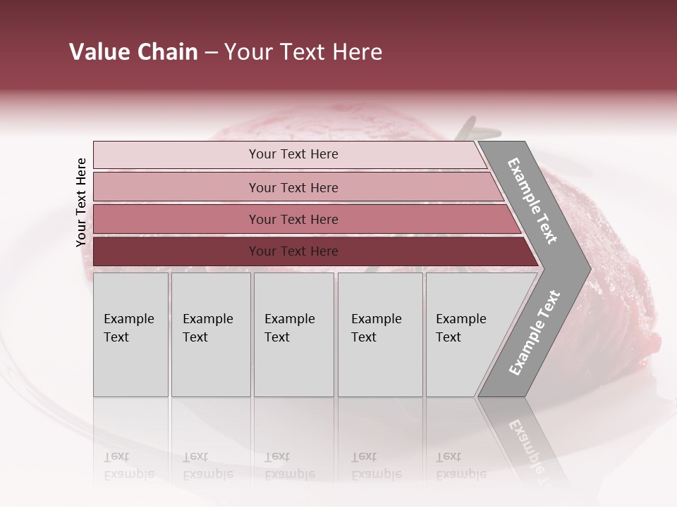 Fresh Rosemary Meat PowerPoint Template