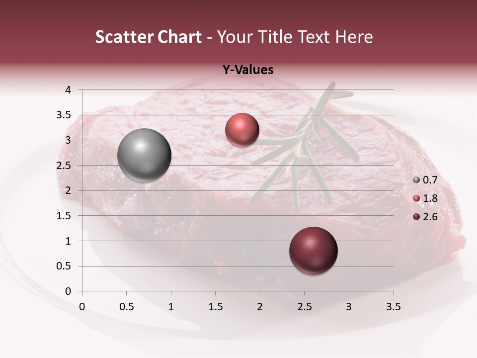 Fresh Rosemary Meat PowerPoint Template