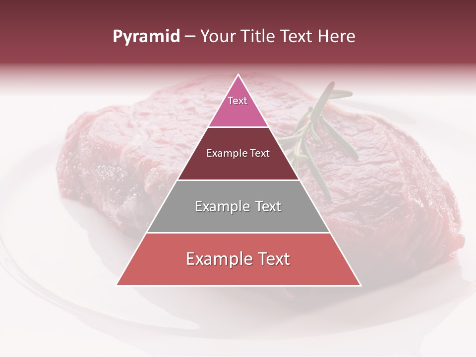 Fresh Rosemary Meat PowerPoint Template