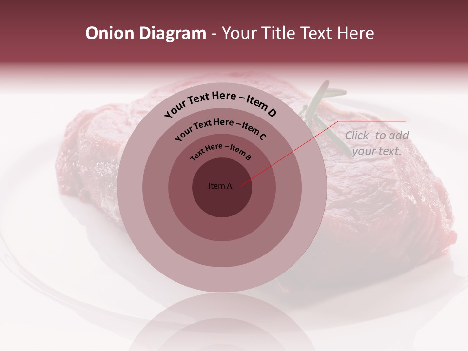 Fresh Rosemary Meat PowerPoint Template