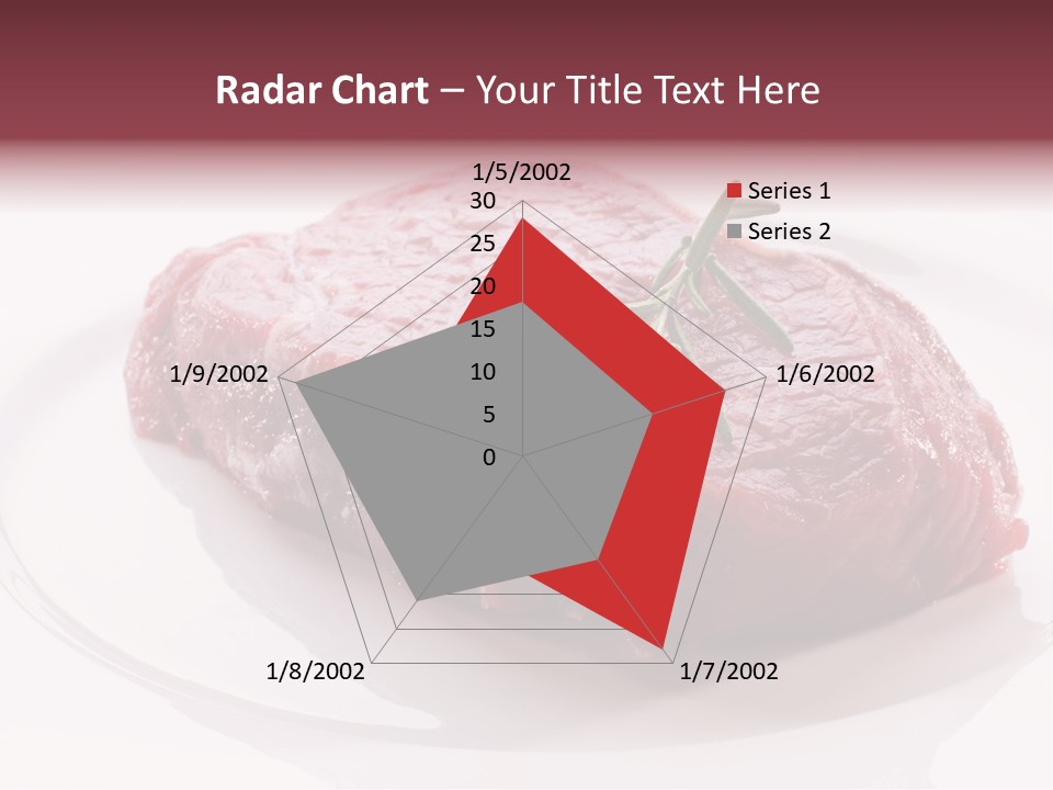 Fresh Rosemary Meat PowerPoint Template