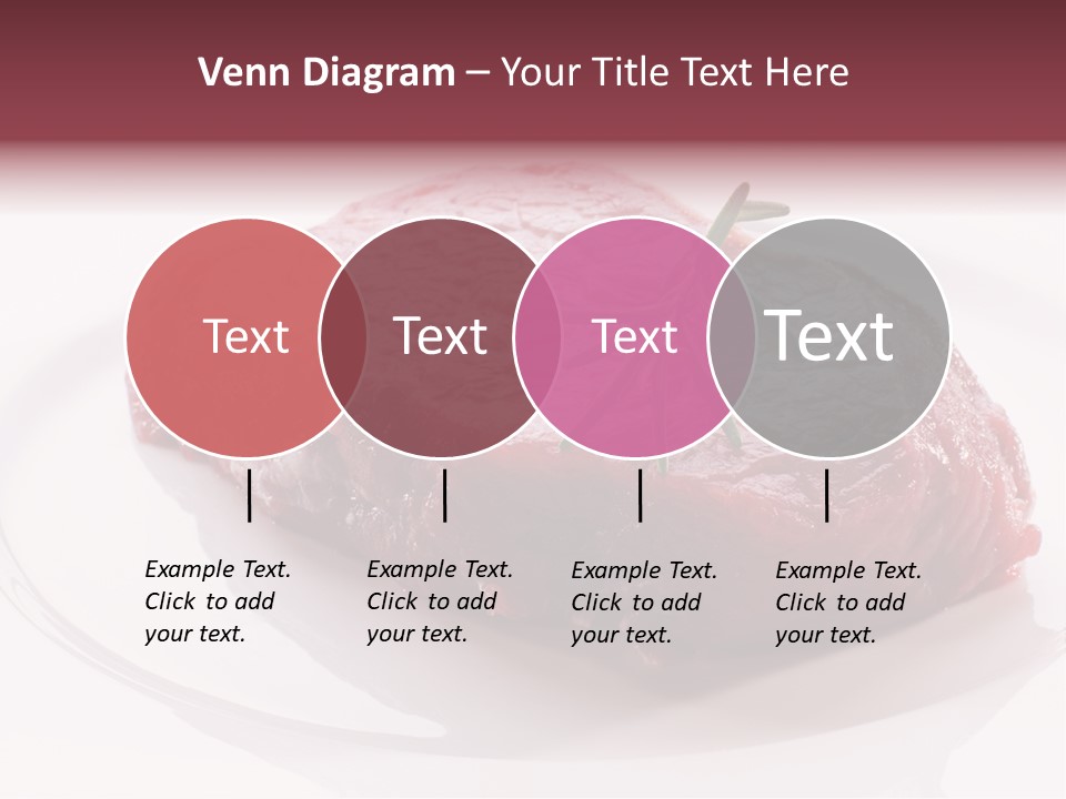 Fresh Rosemary Meat PowerPoint Template