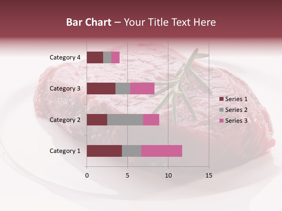 Fresh Rosemary Meat PowerPoint Template