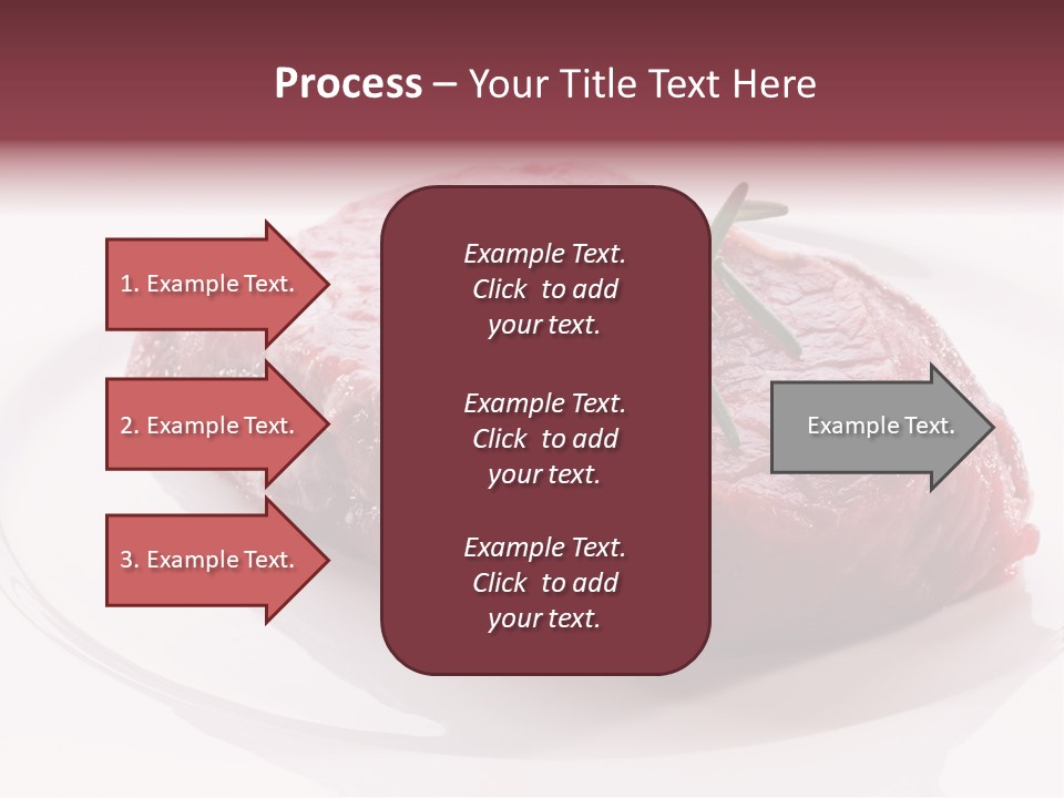 Fresh Rosemary Meat PowerPoint Template
