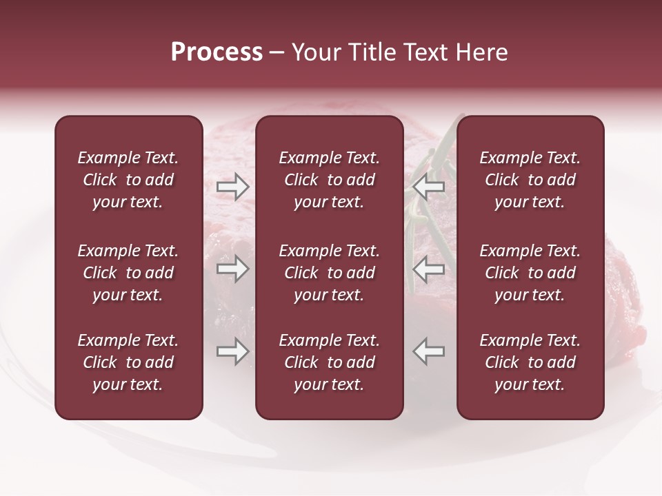 Fresh Rosemary Meat PowerPoint Template