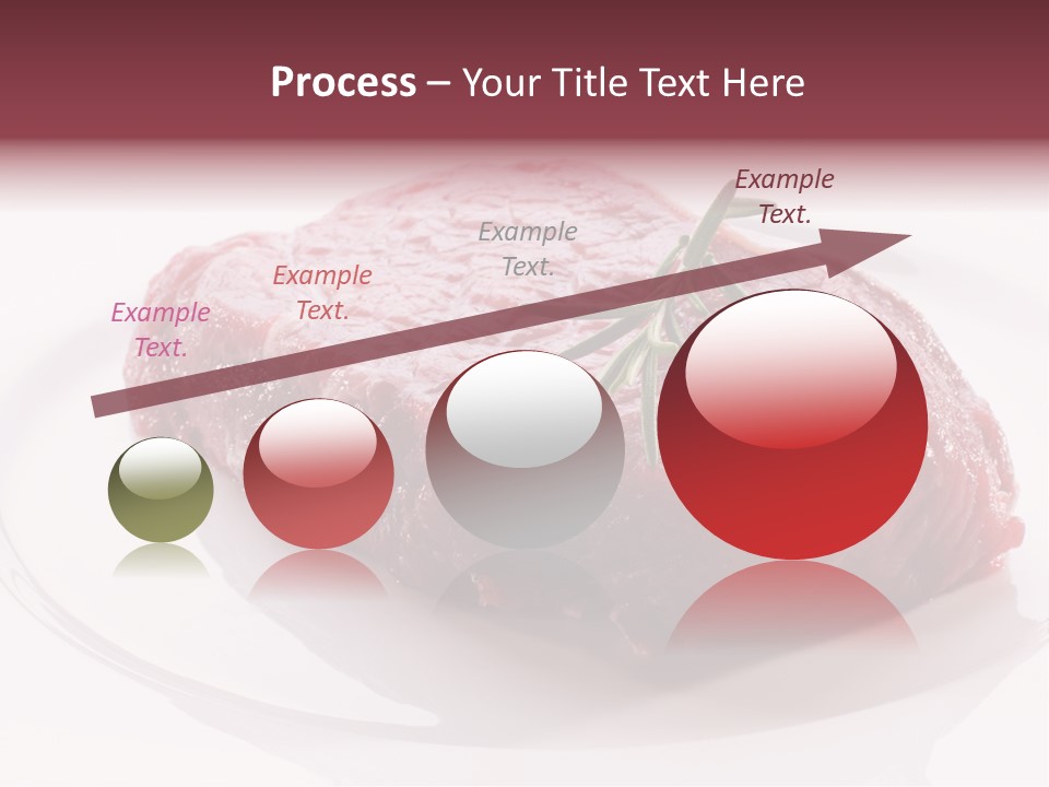 Fresh Rosemary Meat PowerPoint Template