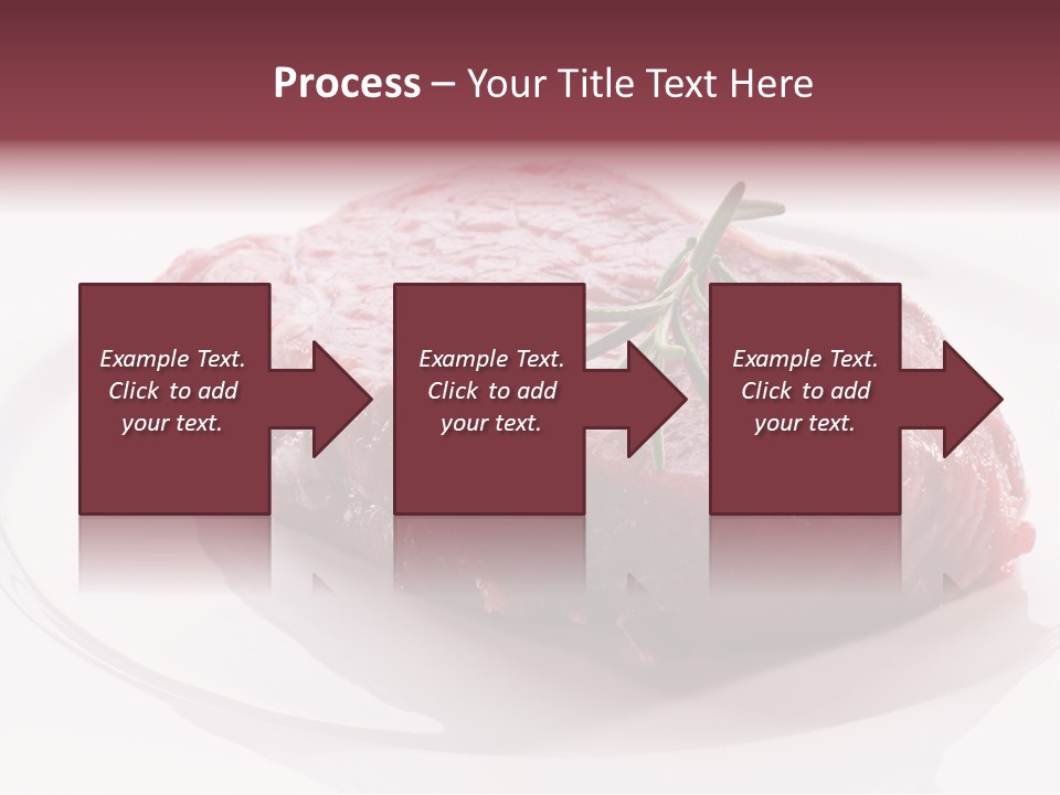 Fresh Rosemary Meat PowerPoint Template