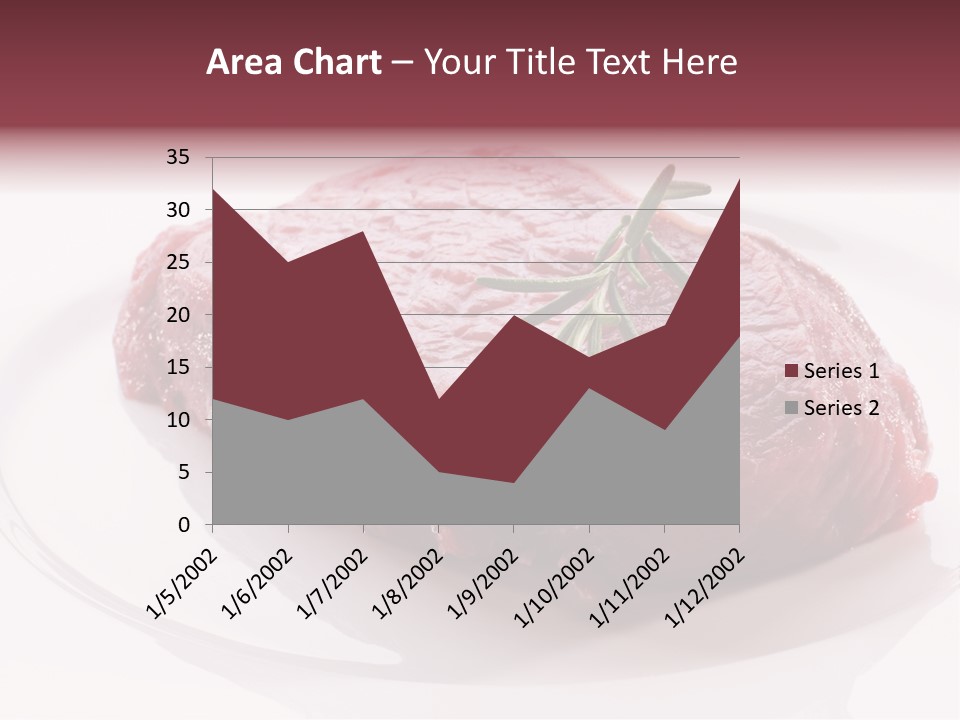 Fresh Rosemary Meat PowerPoint Template