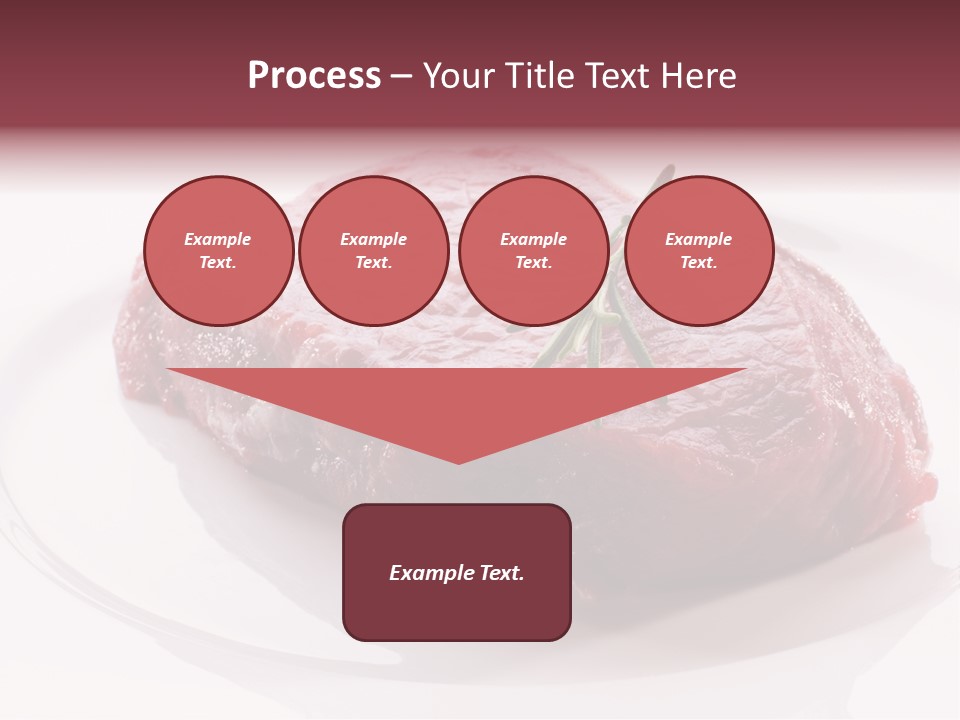 Fresh Rosemary Meat PowerPoint Template