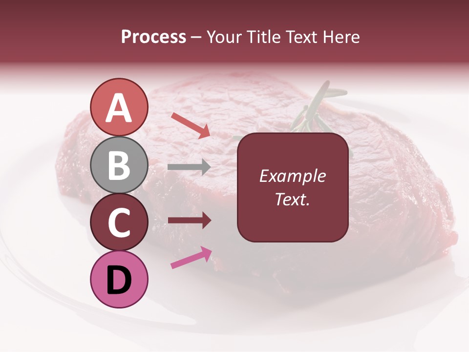 Fresh Rosemary Meat PowerPoint Template