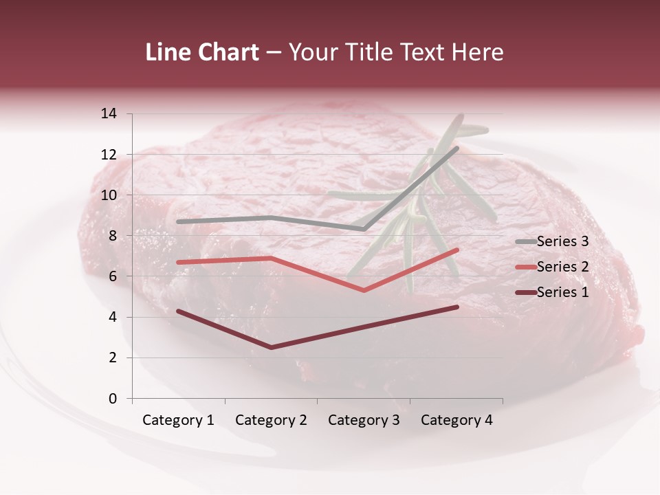 Fresh Rosemary Meat PowerPoint Template