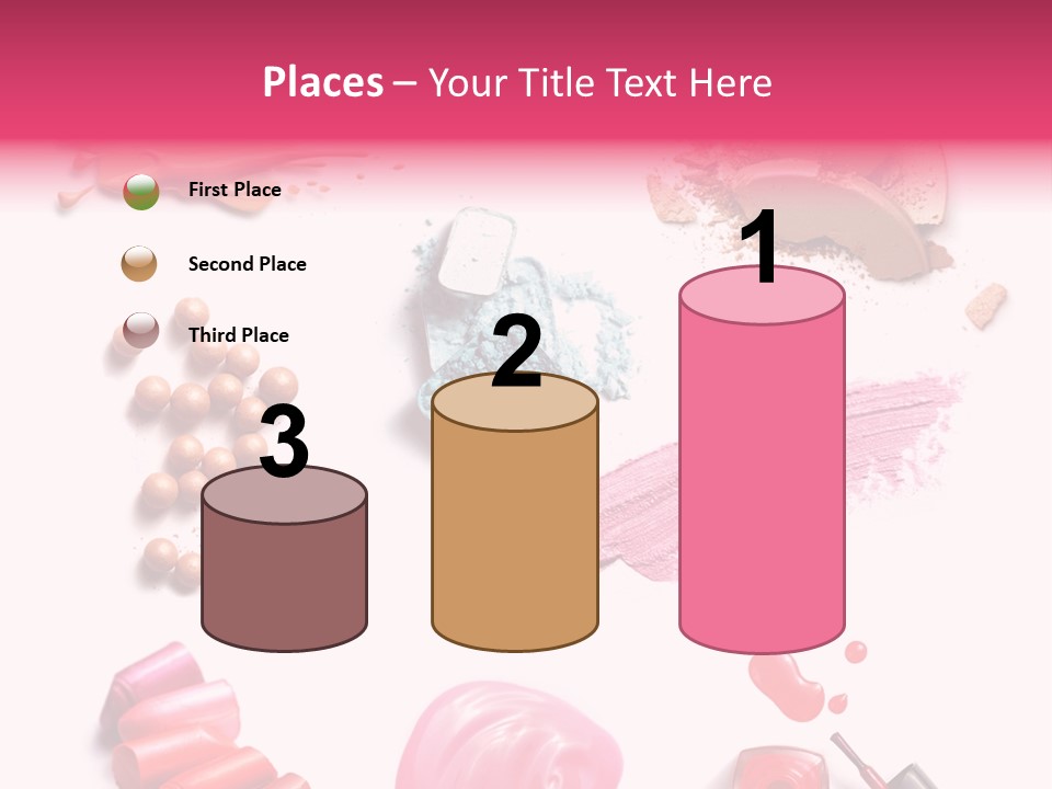 Make Up Products PowerPoint Template