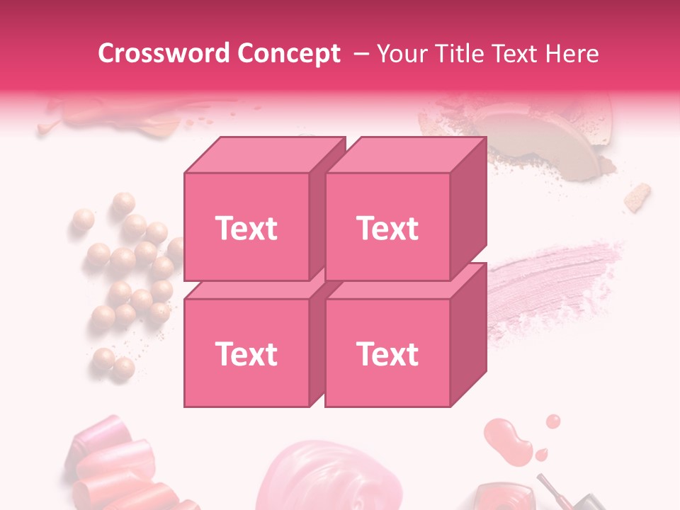 Make Up Products PowerPoint Template