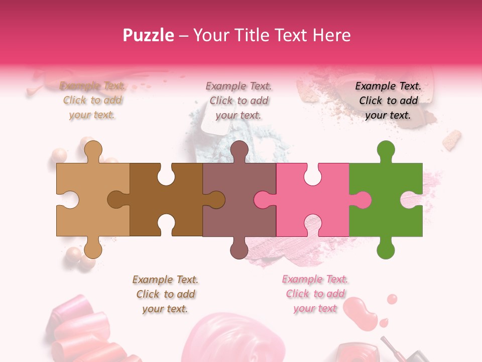 Make Up Products PowerPoint Template