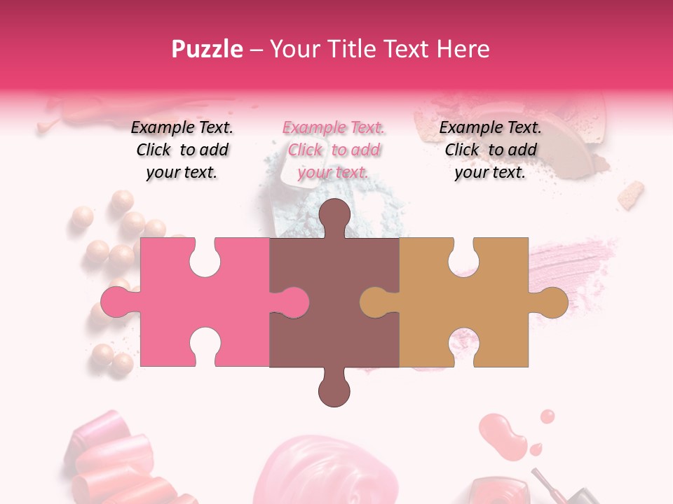 Make Up Products PowerPoint Template